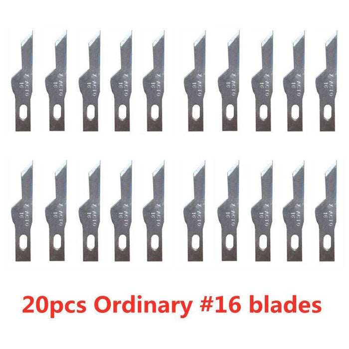 20PCS Wood Carving/Cutter Knife Blades - upgraderc