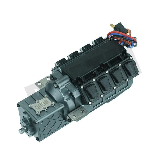 2210 Brush Motor 2-Speed Transmission Gearbox for Tamiya 1/14 Truck (Metaal) Onderdeel RCATM 
