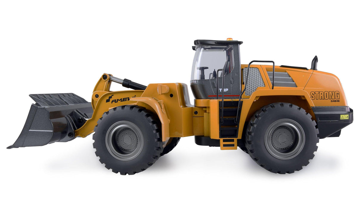 Amewi G484E Wheel Loader 10CH Light & Sound 1/14 PNP (Part Metaal)