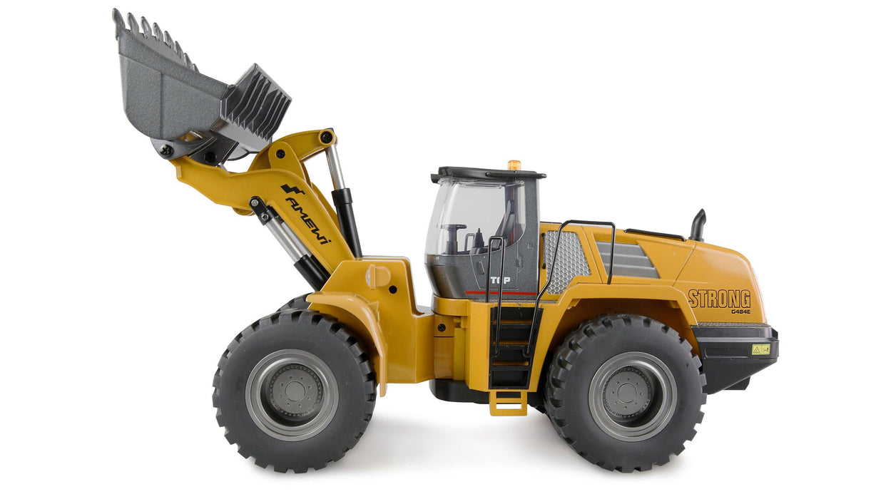 Amewi G484E Wheel Loader 10CH Light & Sound 1/14 PNP (Part Metaal)