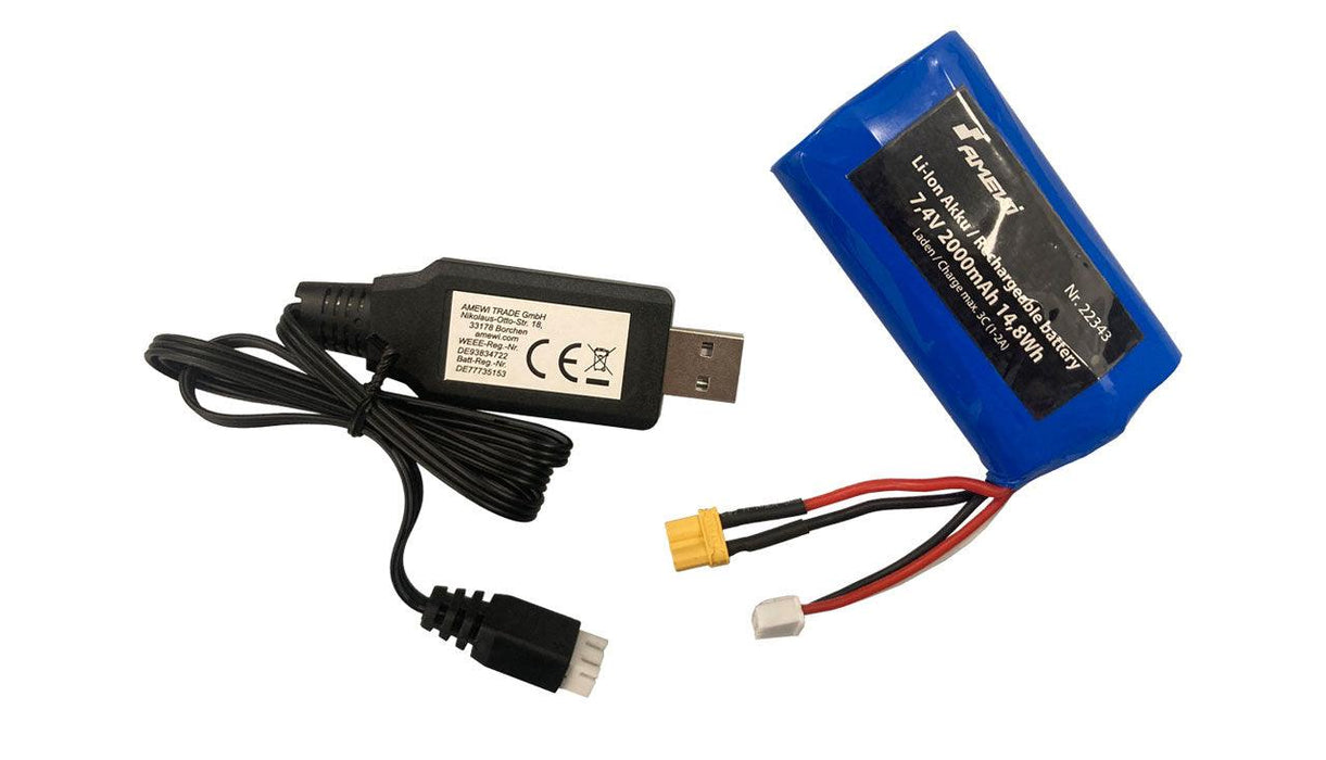 Amewi G484E Wheel Loader 10CH Light & Sound 1/14 PNP (Part Metaal)