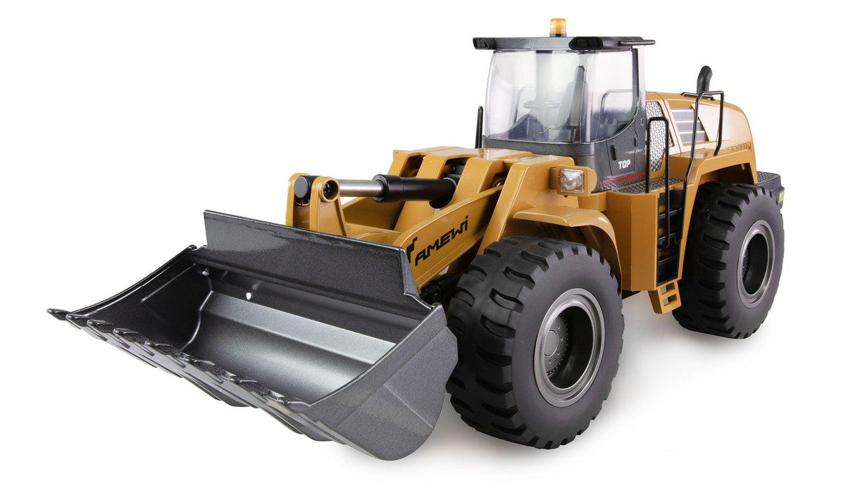 Amewi G484E Wheel Loader 10CH Light & Sound 1/14 PNP (Part Metaal)