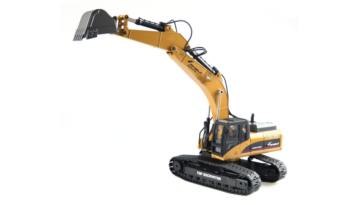 Amewi G704E Excavator in Leather Look Case 1/14 PNP (fully metal)