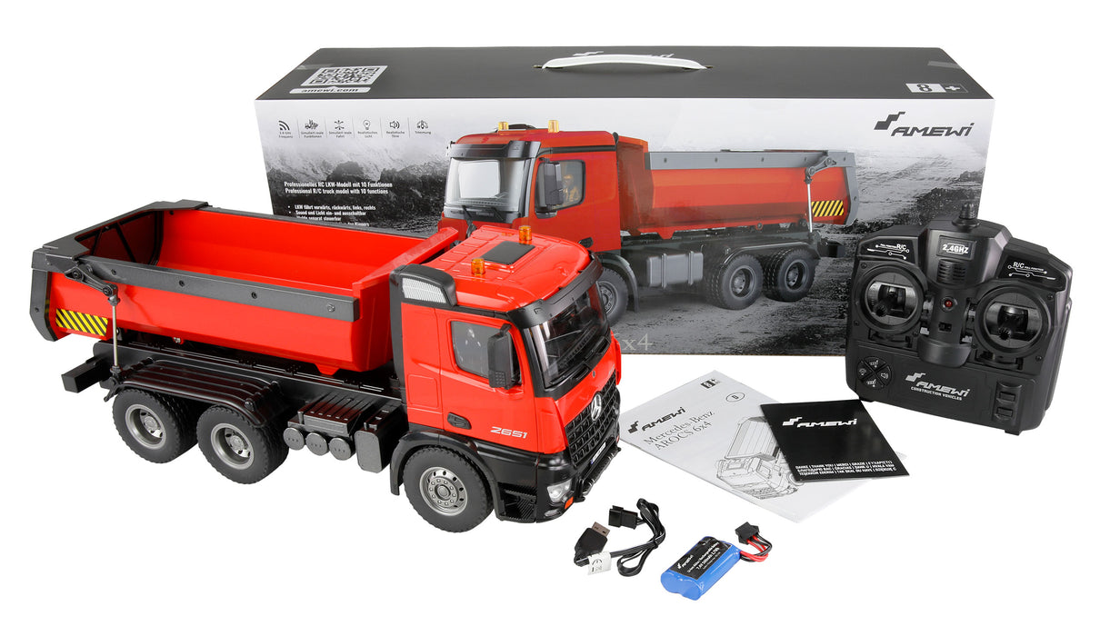 Camion benne Mercedes-Benz Arocs 1/14 PNP