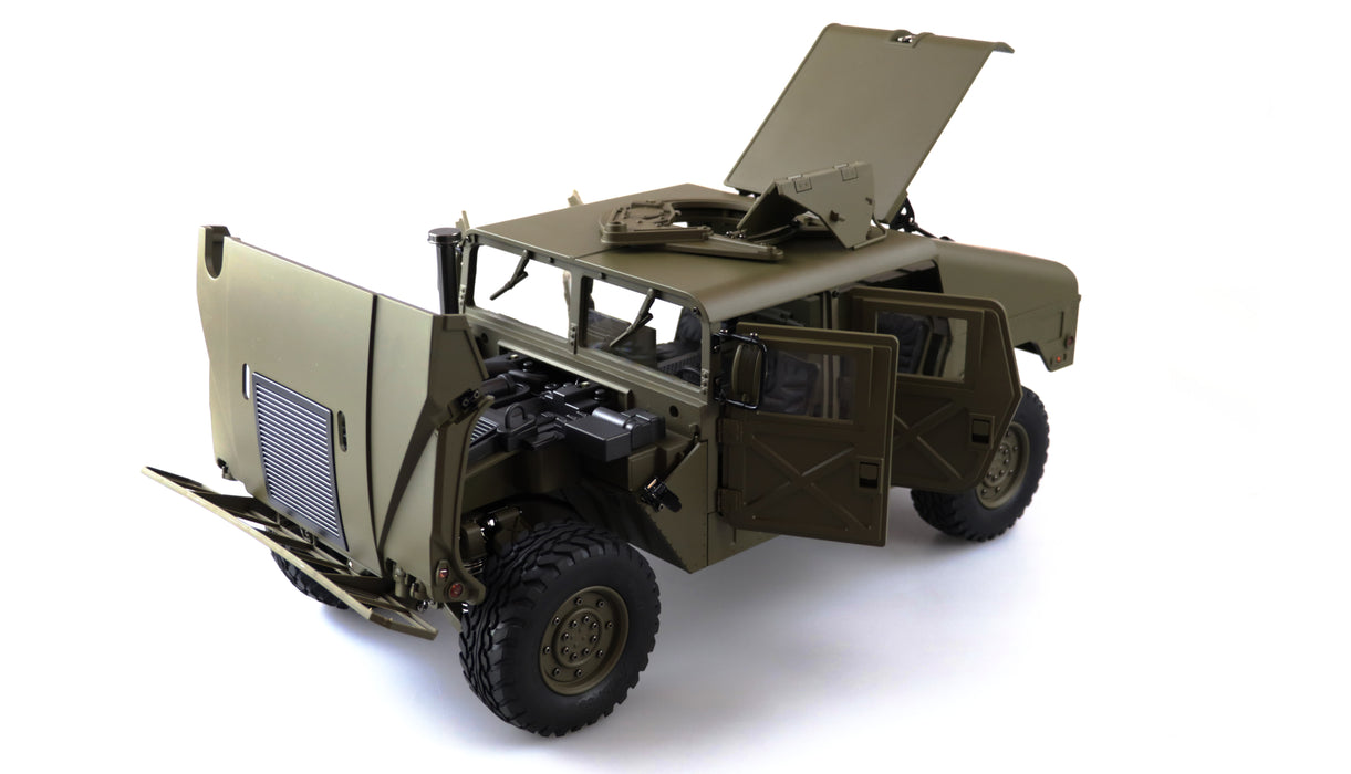 Camion militaire américain 4x4 Crawler 1/10 PNP