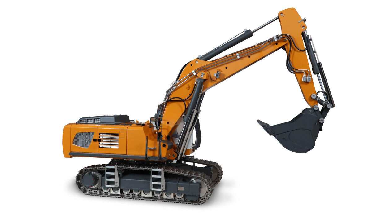 Amewi G308H Hydraulikbagger 1/13,5 PNP (Vollmetall, Orange)