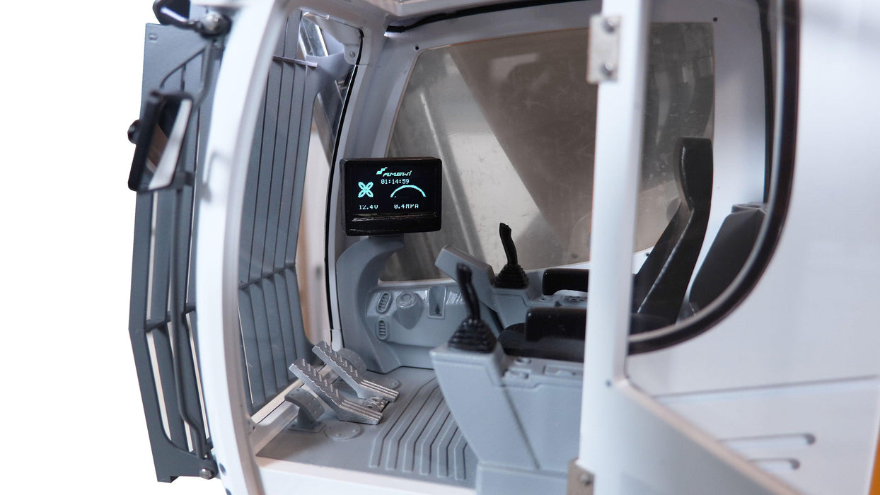 Amewi G308H Hydraulikbagger 1/13,5 PNP (Vollmetall, Orange)