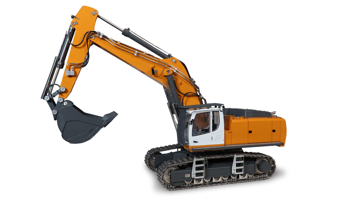 Amewi G308H Hydraulikbagger 1/13,5 PNP (Vollmetall, Orange)