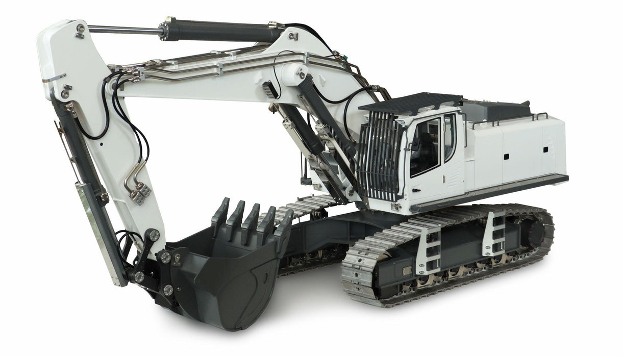 Amewi G308H Hydraulic Excavator 1/13.5 PNP (Fully metal, white)