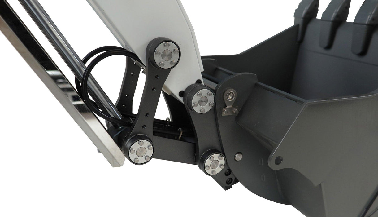 Amewi G308H Hydraulic Excavator 1/13.5 PNP (Fully metal, white)