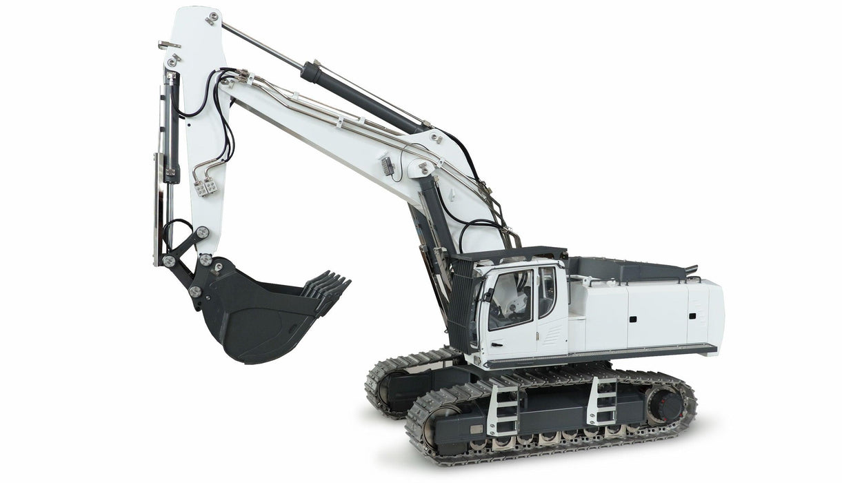 Amewi G308H Hydraulic Excavator 1/13.5 PNP (Fully metal, white)