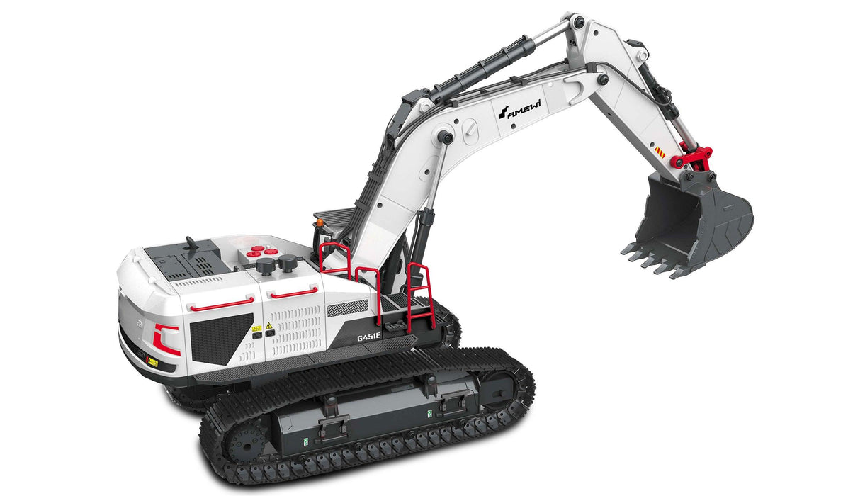 Amewi G451E Excavator 1/14 PNP (Metal Part, white)