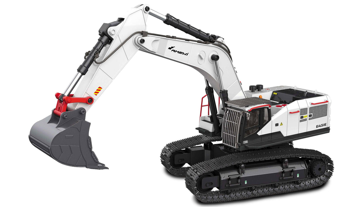 Amewi G451E Excavator 1/14 PNP (Metal Part, white)