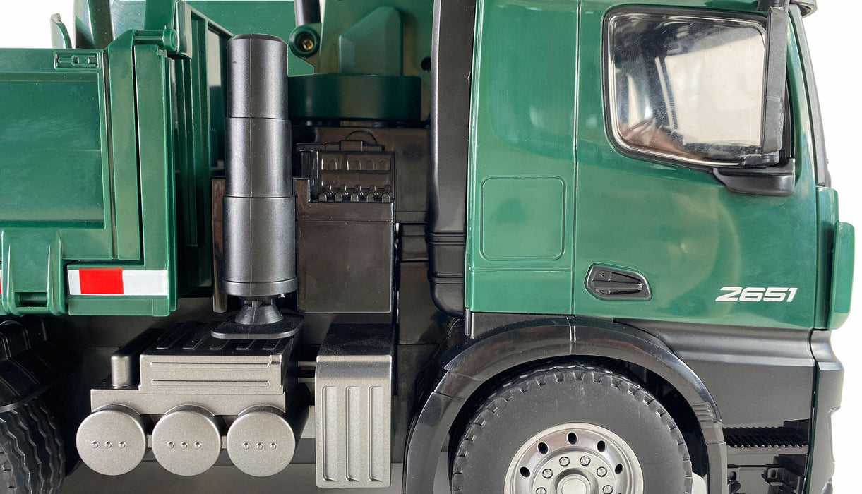 Amewi Benz Arocs Licence Crane Truck w/ Tipper 1/14 PNP (groente)