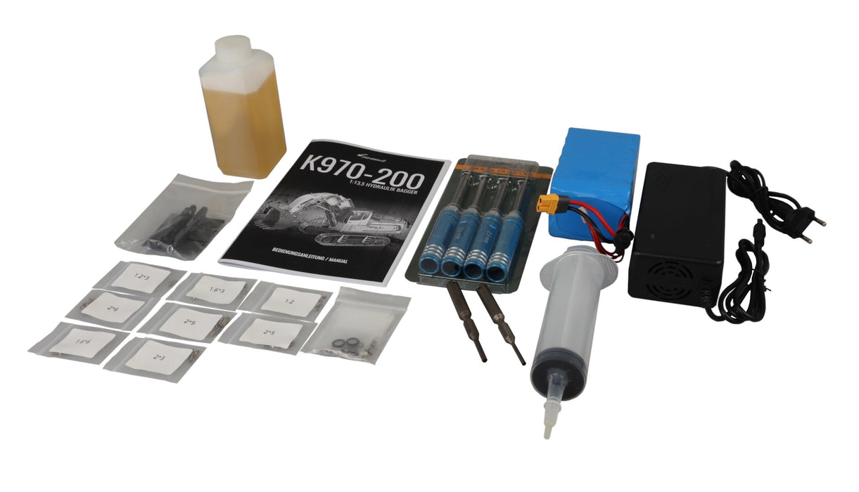 Amewi 970-200 SME Hydraulikbagger 1/13,5 PNP (Metall, gelb)