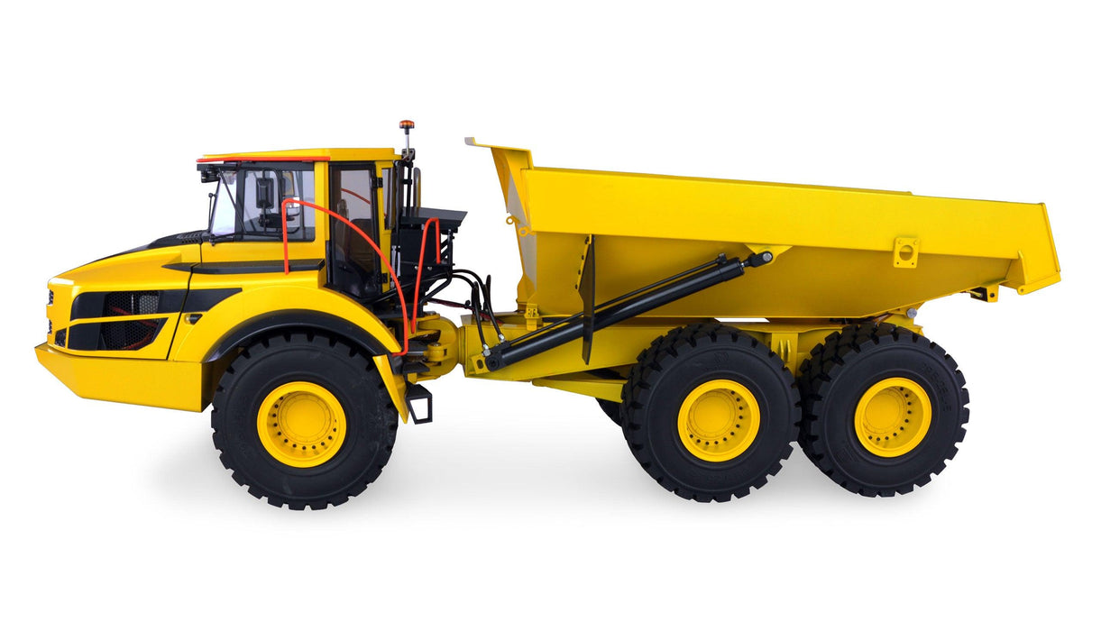 Amewi G121H Hydraulic Dump Truck 1/14 PNP (Metaal, geel)