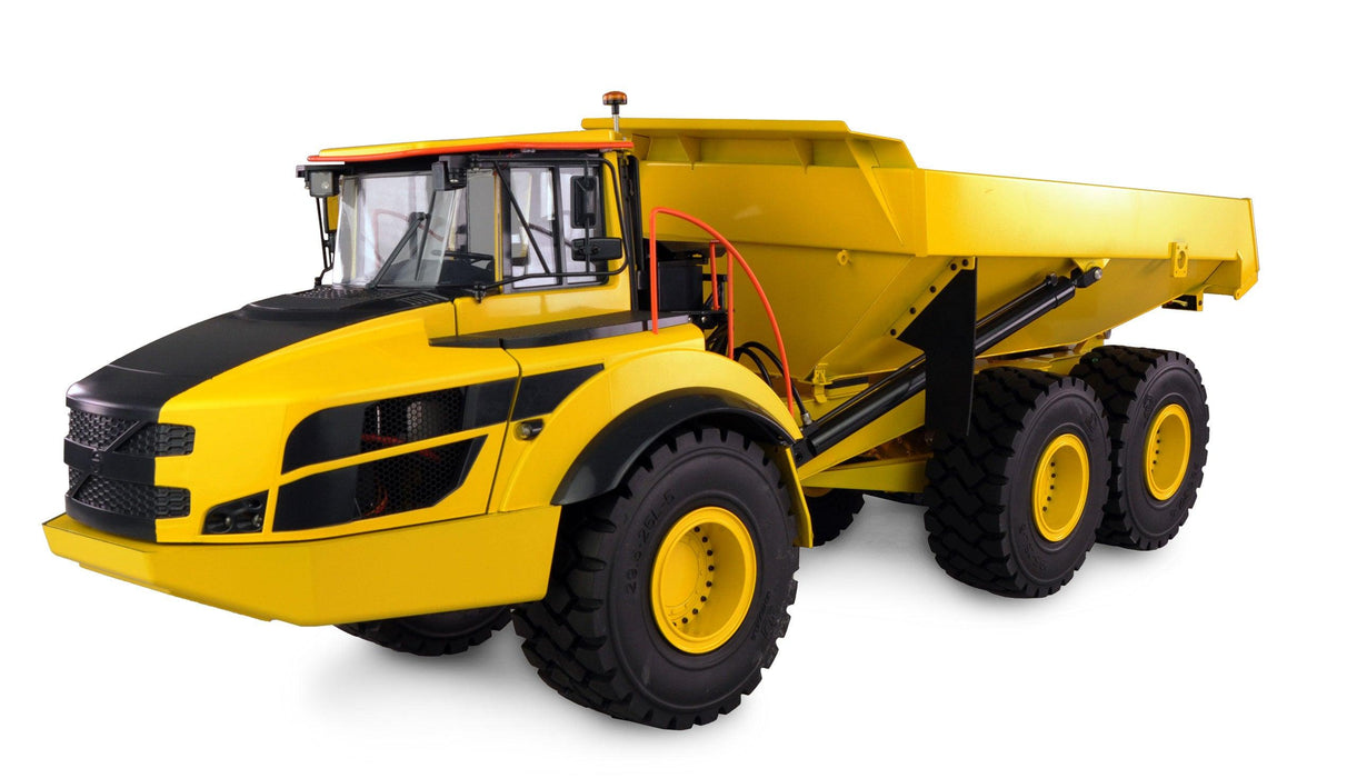 Amewi G121H Hydraulic Dump Truck 1/14 PNP (Metaal, geel)