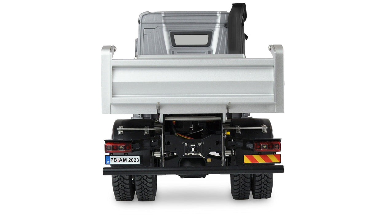 Amewi Mercedes-Benz Arocs Hydraulic Dump Truck Pro 4x4 1/14 PNP (Metaal, grijs)