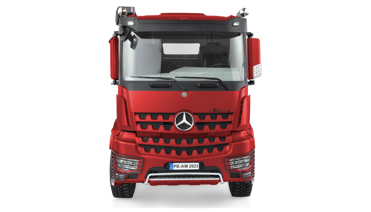 Amewi Mercedes-Benz Arocs Hydraulic Dump Truck Pro 4x4 1/14 PNP (Metaal, rood)