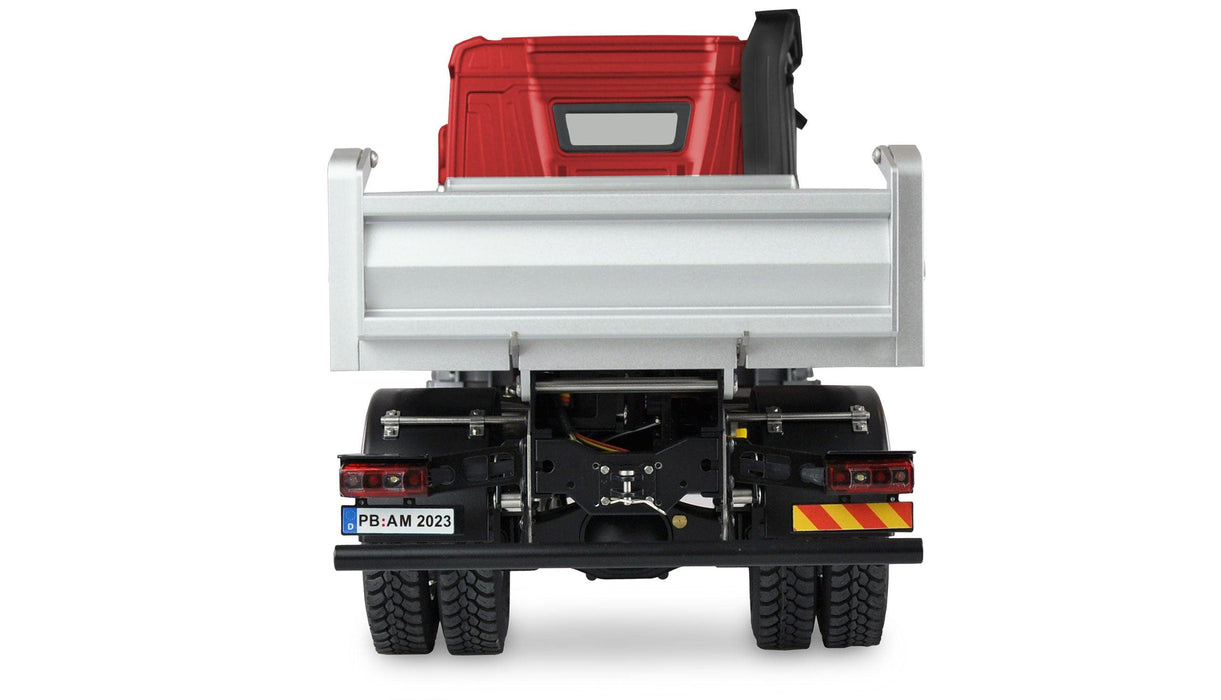 Amewi Mercedes-Benz Arocs Hydraulic Dump Truck Pro 4x4 1/14 PNP (Metaal, rood)