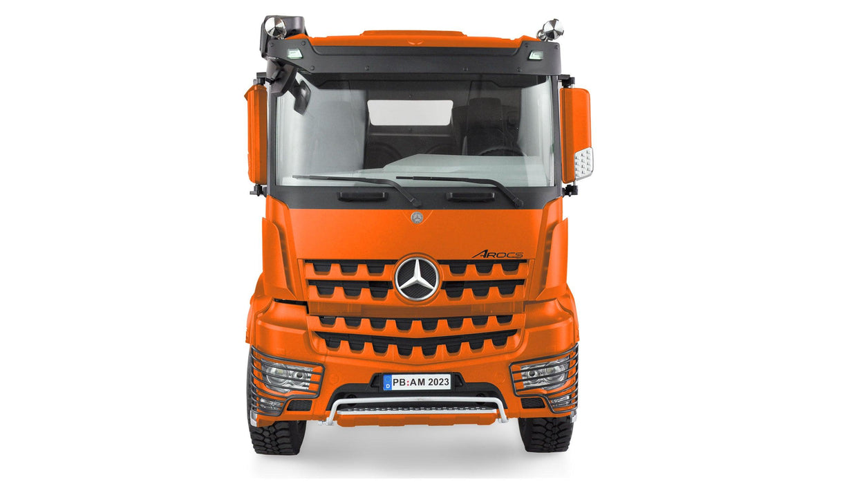 Amewi Mercedes-Benz Arocs Hydraulic Dump Truck Pro 4x4 1/14 PNP (Metaal, oranje)