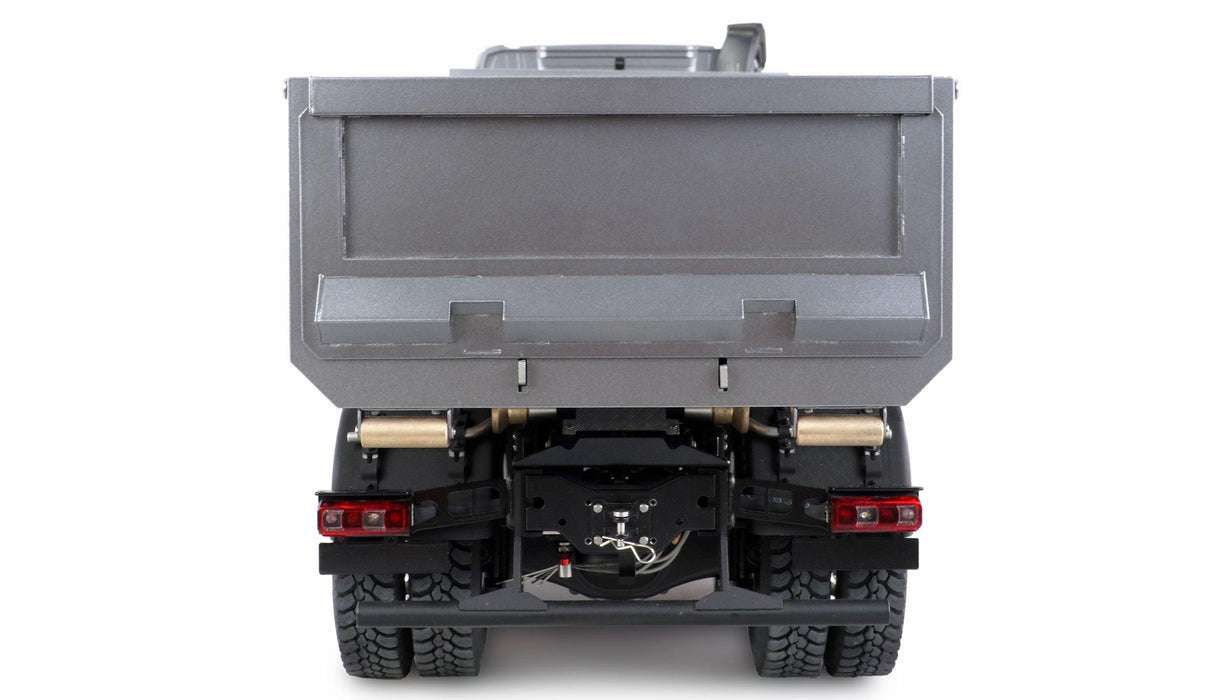 Amewi Mercedes-Benz Arocs Hydraulic Dump Truck Pro 8x8 1/14 PNP (Metaal, grijs)