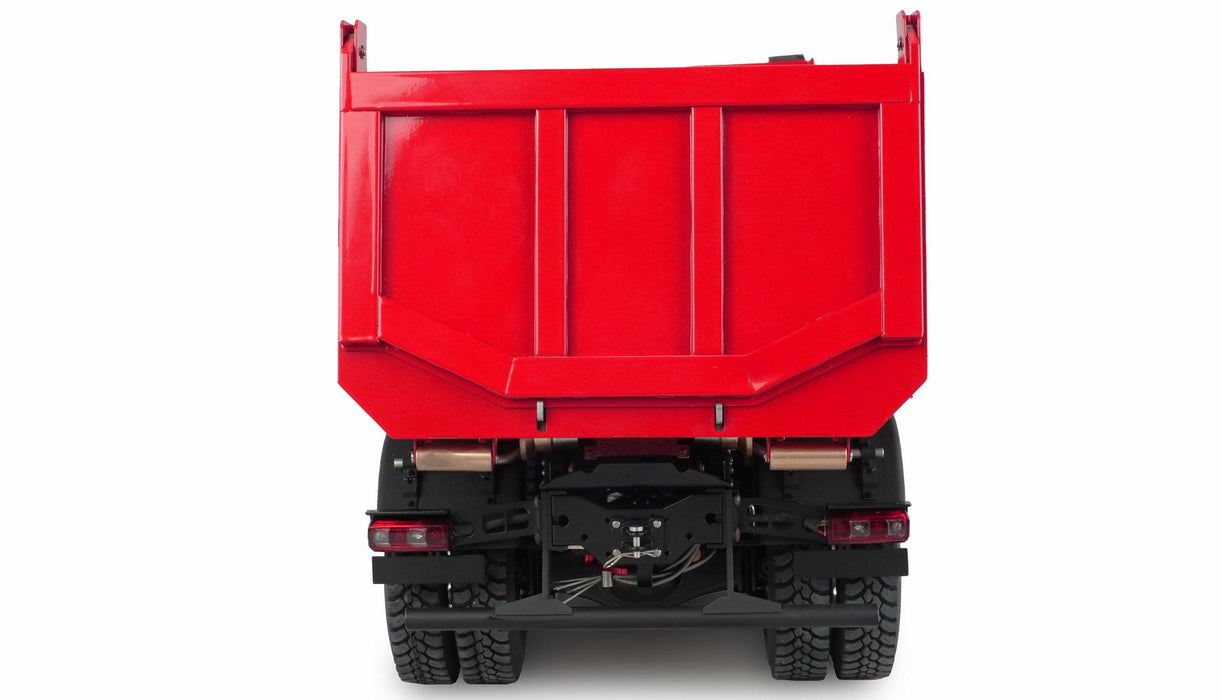 Amewi Mercedes-Benz Arocs Hydraulic Dump Truck Pro 8x8 1/14 PNP (Metaal, rood)