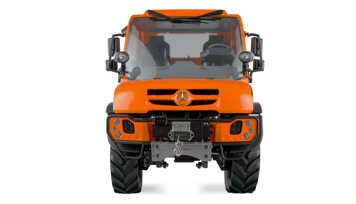 Mercedes-Benz Unimog Porte-outil Chenille 1/10 RTR (Oranje)