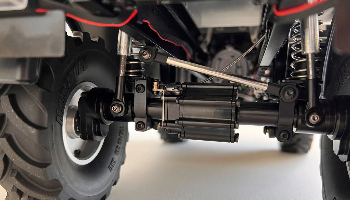 Mercedes-Benz Unimog Porte-outil Chenille 1/10 RTR (Oranje)