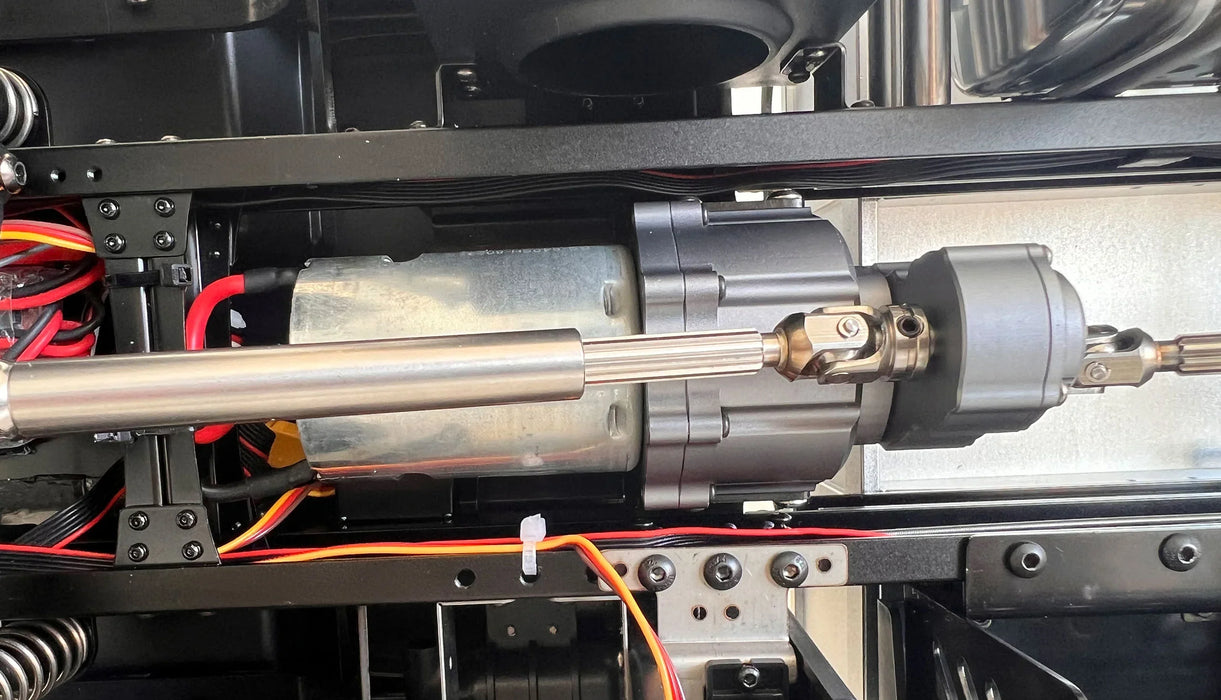 Mercedes-Benz Unimog Porte-outil Chenille 1/10 RTR (Oranje)