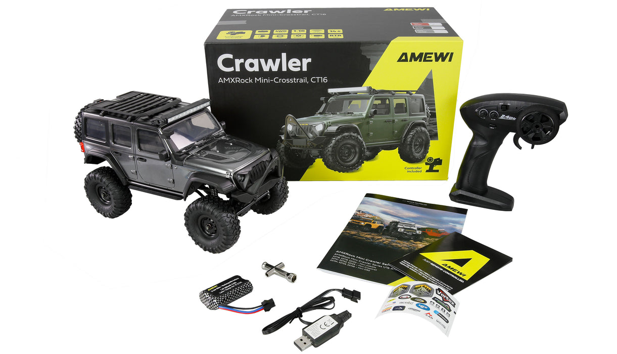 AMXRock Mini-Crosstrail Crawler 1/16 PNP (Grey)