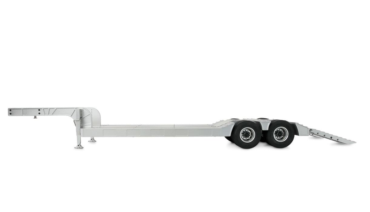 Amewi Low Flatbed Trailer mit Doppelachse 1/14 KIT (Aluminium)