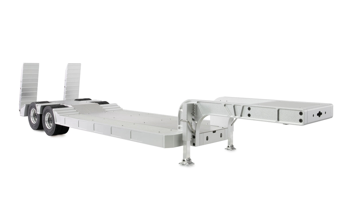 Amewi Low Flatbed Trailer mit Doppelachse 1/14 KIT (Aluminium)