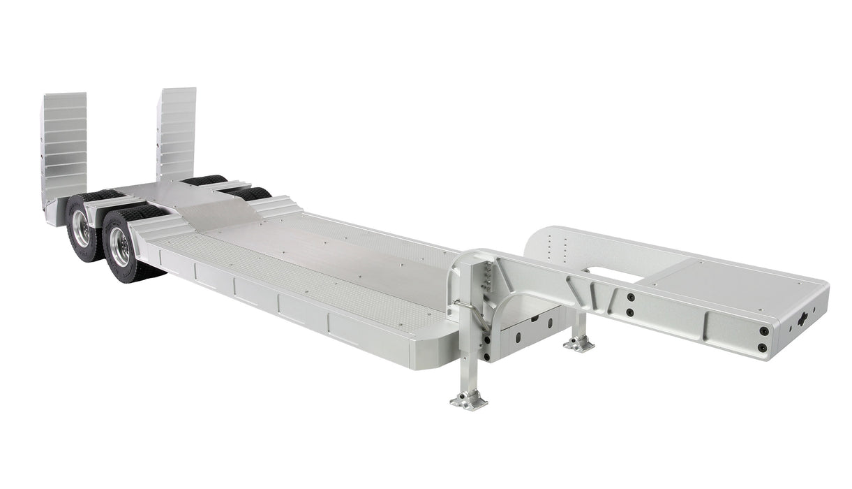 Amewi Low Flatbed Trailer mit Doppelachse 1/14 KIT (Aluminium)