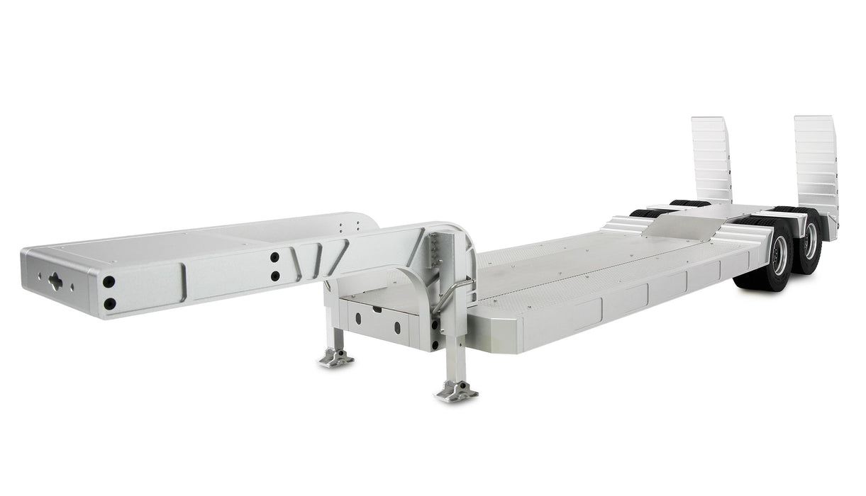 Amewi Low Flatbed Trailer mit Doppelachse 1/14 KIT (Aluminium)