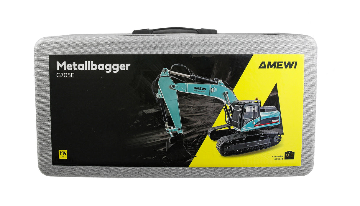 Amewi G705E Excavator 1/14 PNP (Metaal)