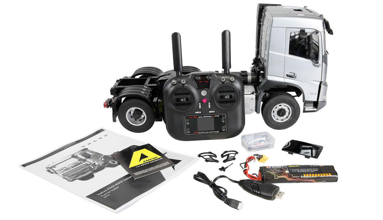 Amewi Volvo FMX E013 Tractor Unit 6x4 1/14 PNP (Silver)