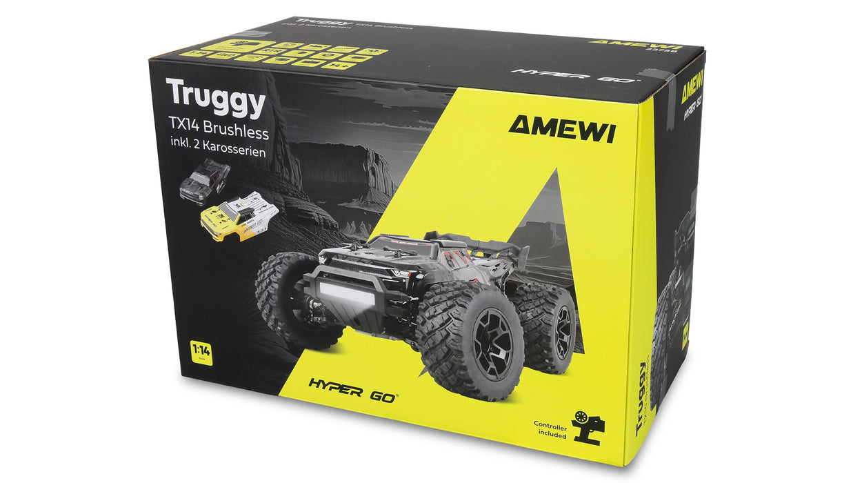 MJX Hyper Go TX14 Truggy Brushless 4WD 1/14 PNP