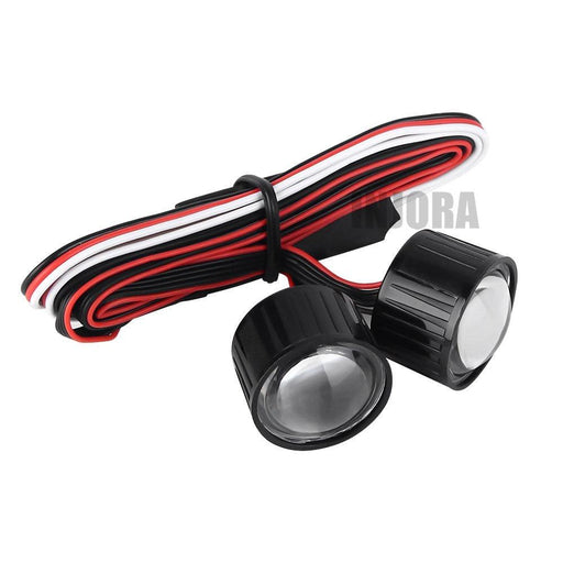 22mm LED Headlight w/ Controller Board for Axial SCX10 Wrangler - upgraderc
