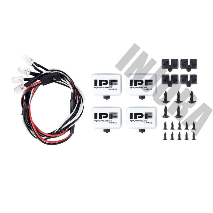 2/4 LED IPF square design spotlight - upgraderc