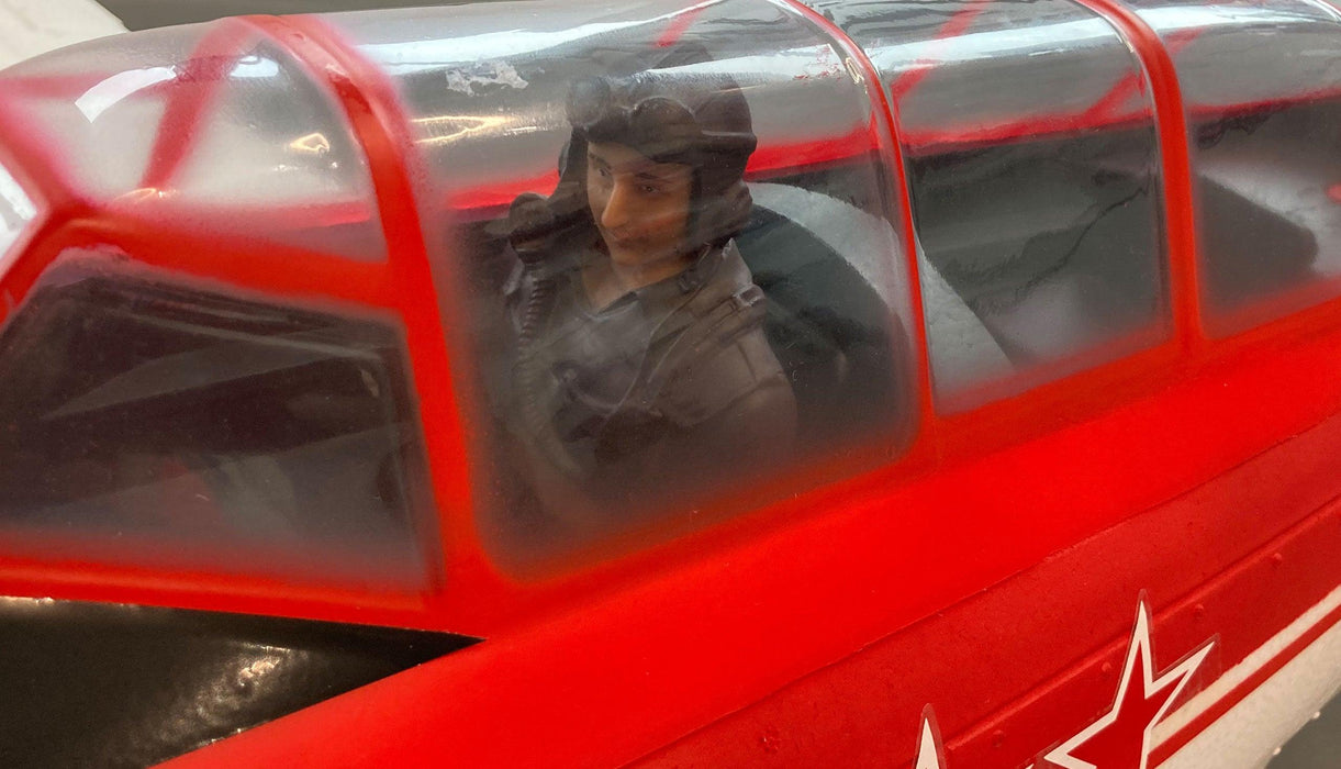 Amewi AMXFlight YAK-11 1450mm Flugzeug BNF (rot/weiß, Schaum)