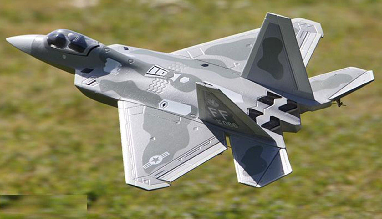 Amewi AMXFlight F-22 Raptor 510mm Avion BNF (Mousse)