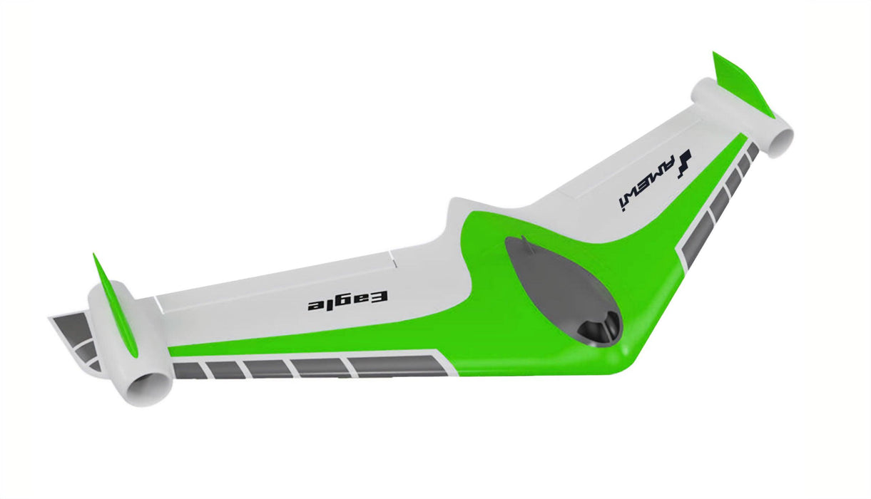 Amewi Eagle Twin V2 40mm EDF Flying Wing BNF (grün, Schaum)