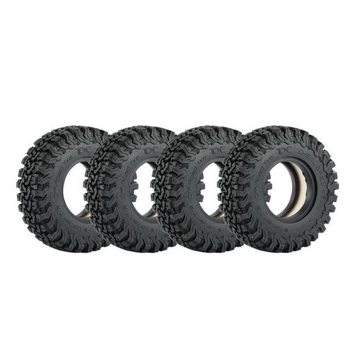 2/4PCS 1.55" Tires for 1/10 Crawler (87mm Rubber) Band en/of Velg upgraderc AT 4PCS 