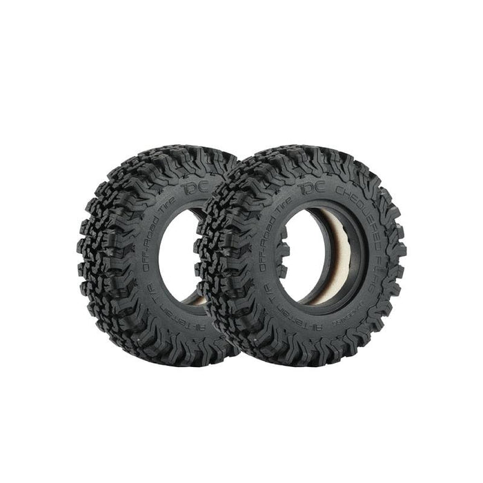 2/4PCS 1.55" Tires for 1/10 Crawler (87mm Rubber) Band en/of Velg upgraderc AT 2PCS 