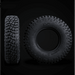 2/4PCS 1.55" Tires for 1/10 Crawler (87mm Rubber) Band en/of Velg upgraderc 