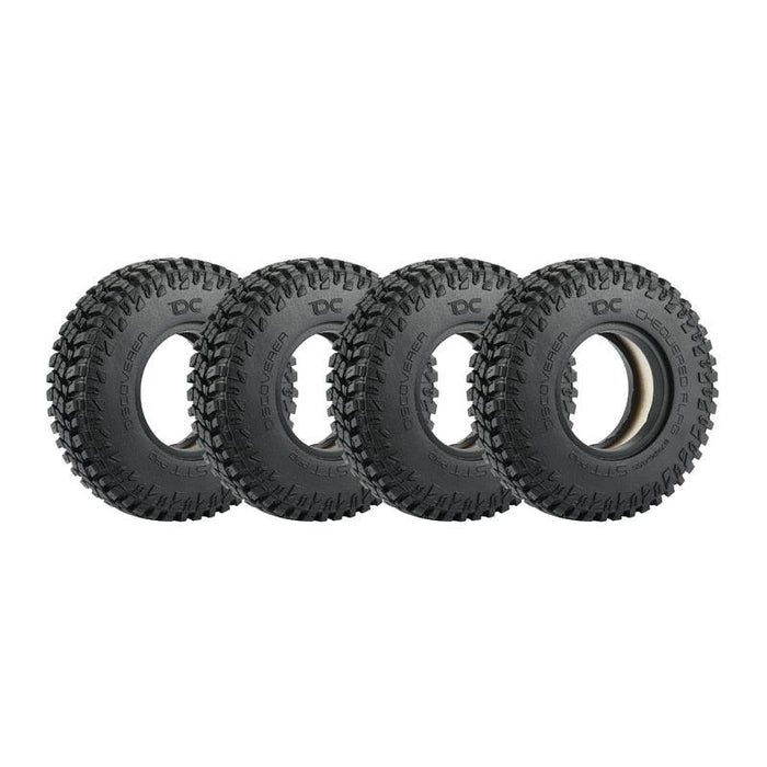 2/4PCS 1.55" Tires for 1/10 Crawler (87mm Rubber) Band en/of Velg upgraderc MT 4PCS 
