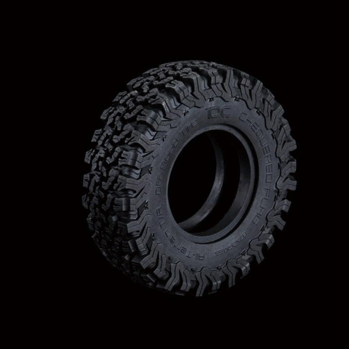 2/4PCS 1.55" Tires for 1/10 Crawler (87mm Rubber) Band en/of Velg upgraderc 