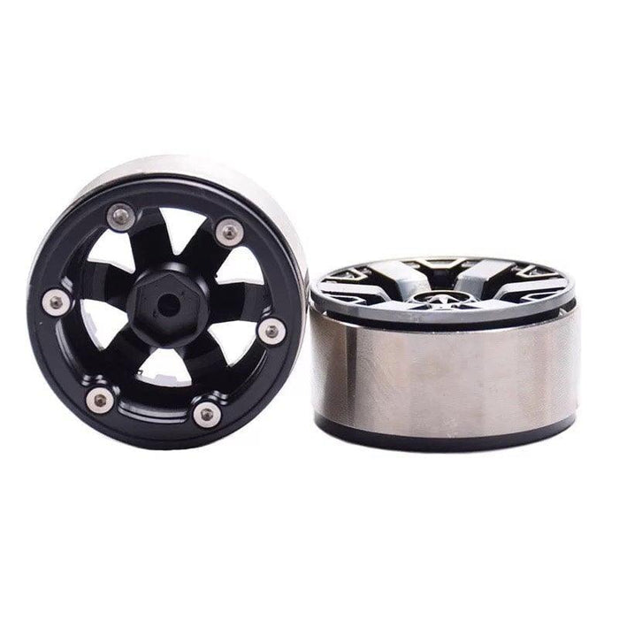 2/4PCS 1.9" Beadlock Wheel Rims for 1/10 Crawler (Aluminium) Band en/of Velg upgraderc 