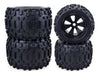 2/4PCS 17mm Hex Tire Wheels for 1/8 RC Auto's Band en/of Velg ZD Racing A8022 4PCS 